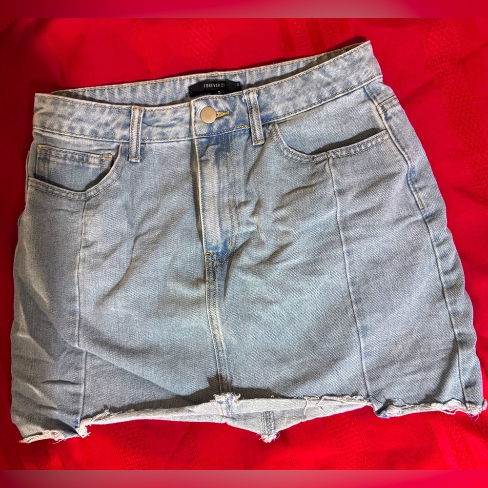 Forever 21 Denim mini skirt